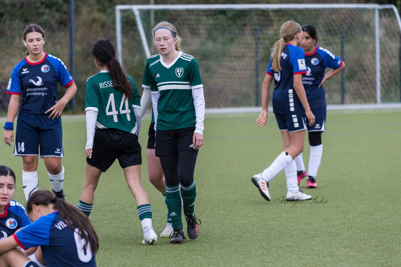 Bild 410 - wU19 Rissener SV - VfL Pinneberg : Ergebnis: 9:1